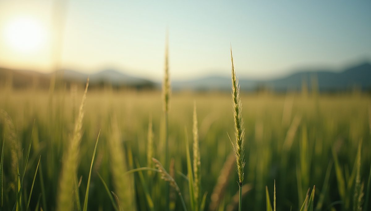 Eye-level view of a serene landscape