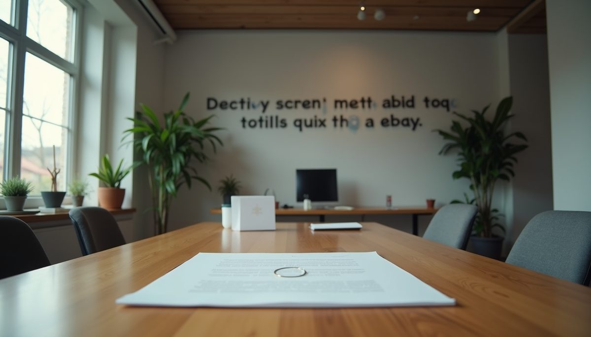 Eye-level view of a serene workspace with motivational quotes