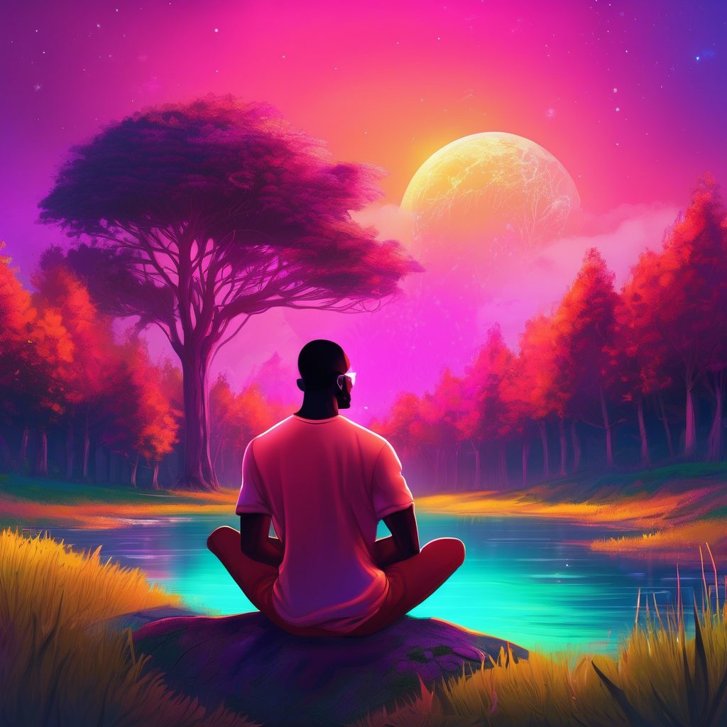 A peaceful environment encourages positive reflection and manifestation