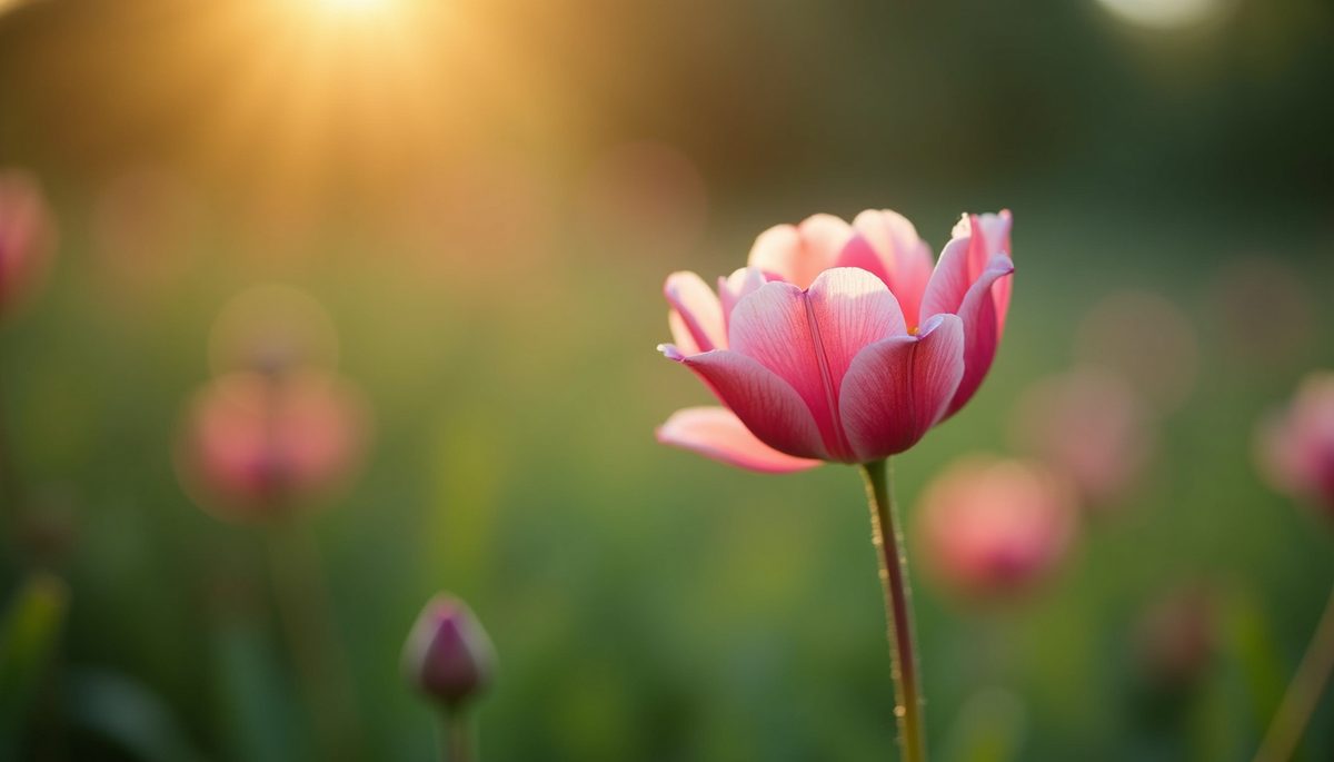 Close-up view of a blooming flower in a garden