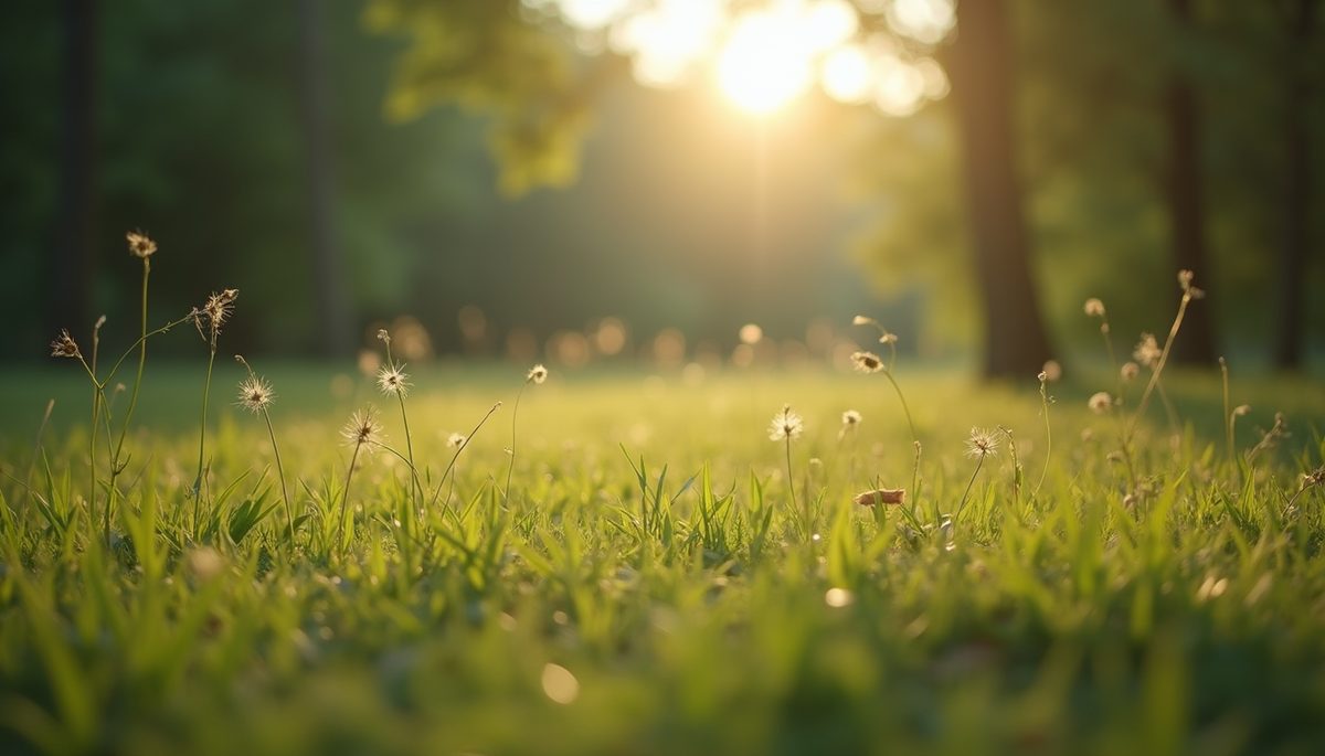 Eye-level view of a tranquil nature scene