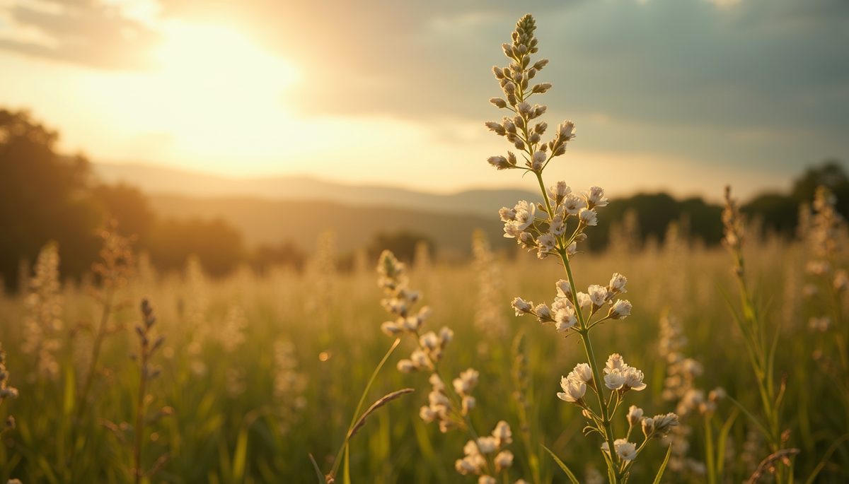 Close-up view of a beautiful, serene landscape depicting nature's beauty