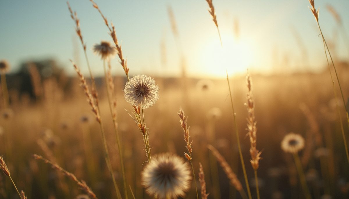 Eye-level view of a serene landscape signaling positivity