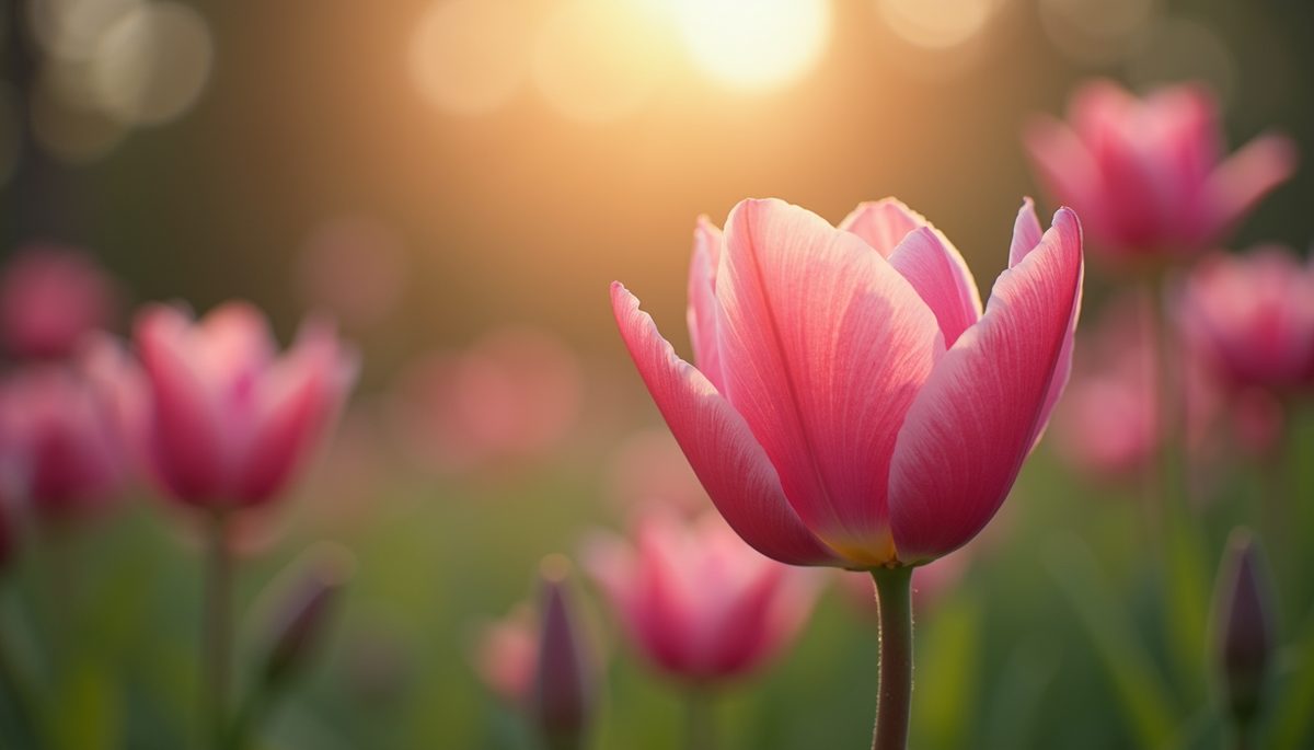 Close-up of a blossoming flower symbolizing growth and positivity