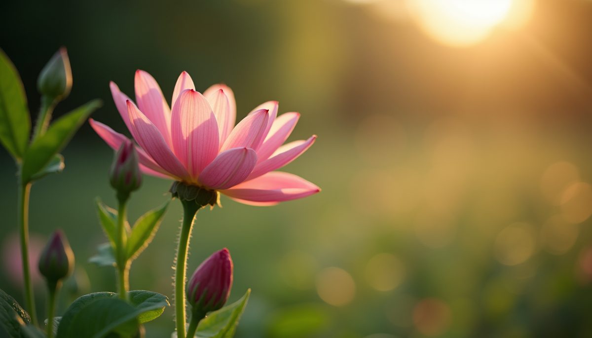 Close-up view of a blooming flower in nature